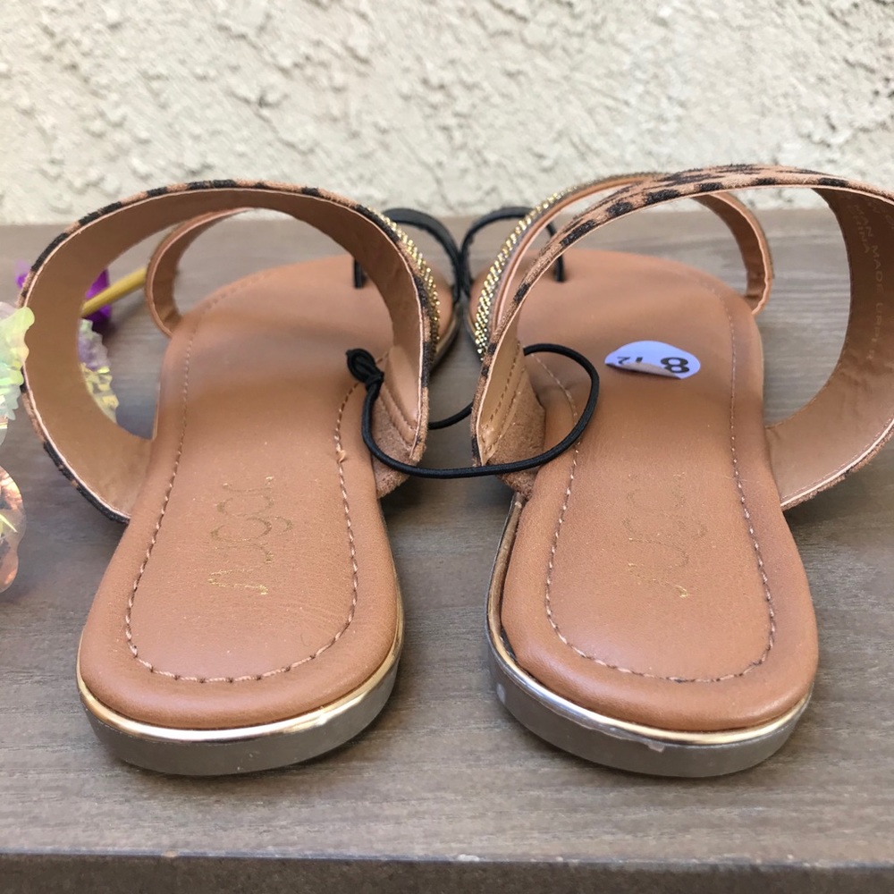 Sugar Flats Sandals Women’s Animal Print 8.5 S New - Picture 7 of 12